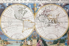 Antique Maps of the World
Map of the World
Edward Wells
c 1700