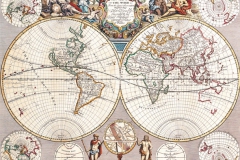 Antique Maps of the World
Map of the World
John Seney
c 1721